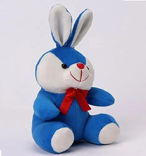 Soft Feel Mushy Little Rabbit Soft Toy Orange