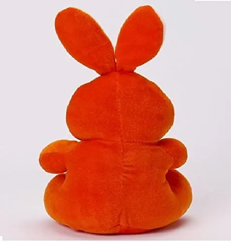Soft Feel Mushy Little Rabbit Soft Toy Orange