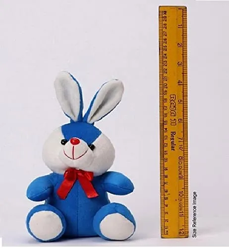 Soft Feel Mushy Little Rabbit Soft Toy Orange