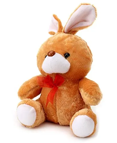 Soft Feel Mushy Little Rabbit Soft Toy PINK