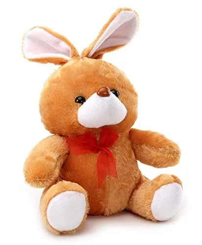 Soft Feel Mushy Little Rabbit Soft Toy PINK