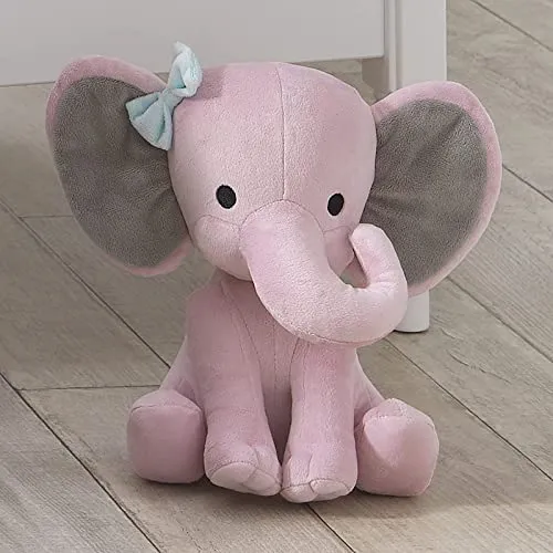 Soft Feel Mushy Pink Elephant Soft Toy