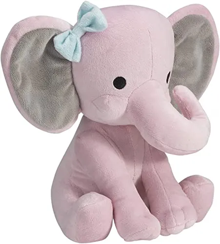 Soft Feel Mushy Pink Elephant Soft Toy