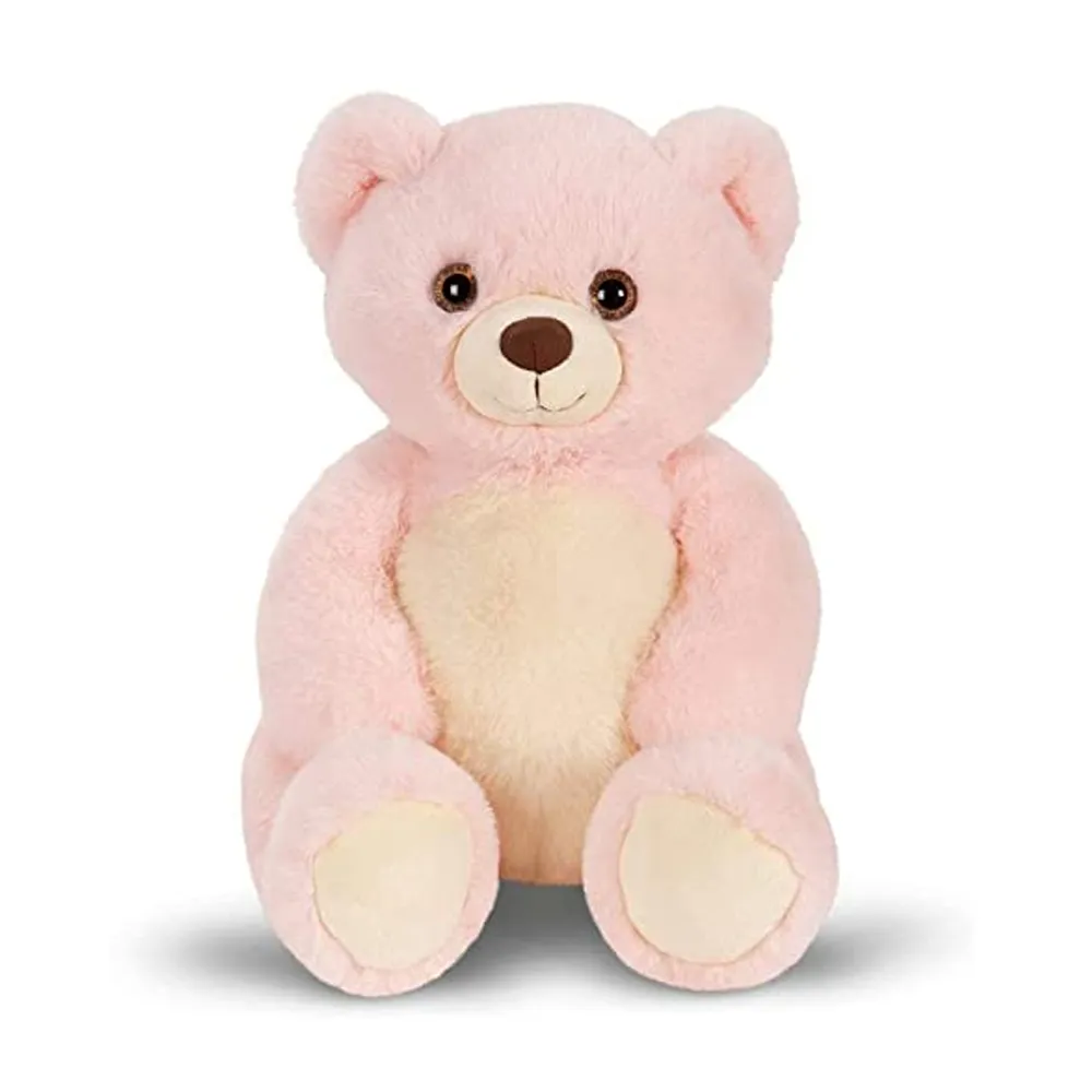 Soft Feel Mushy Pink Jolly Teddy Bear