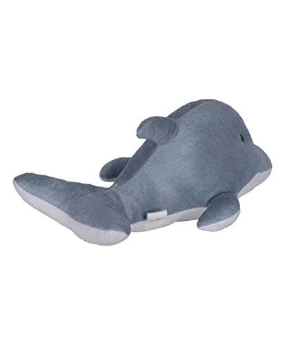 Soft Feel Mushy Plush Grey Whale Soft Toy