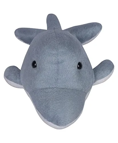 Soft Feel Mushy Plush Grey Whale Soft Toy