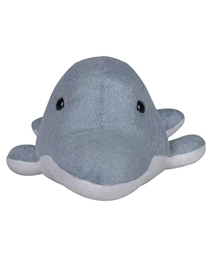 Soft Feel Mushy Plush Grey Whale Soft Toy