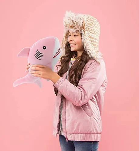 Soft Feel Mushy Plush Pink Whale Soft Toy