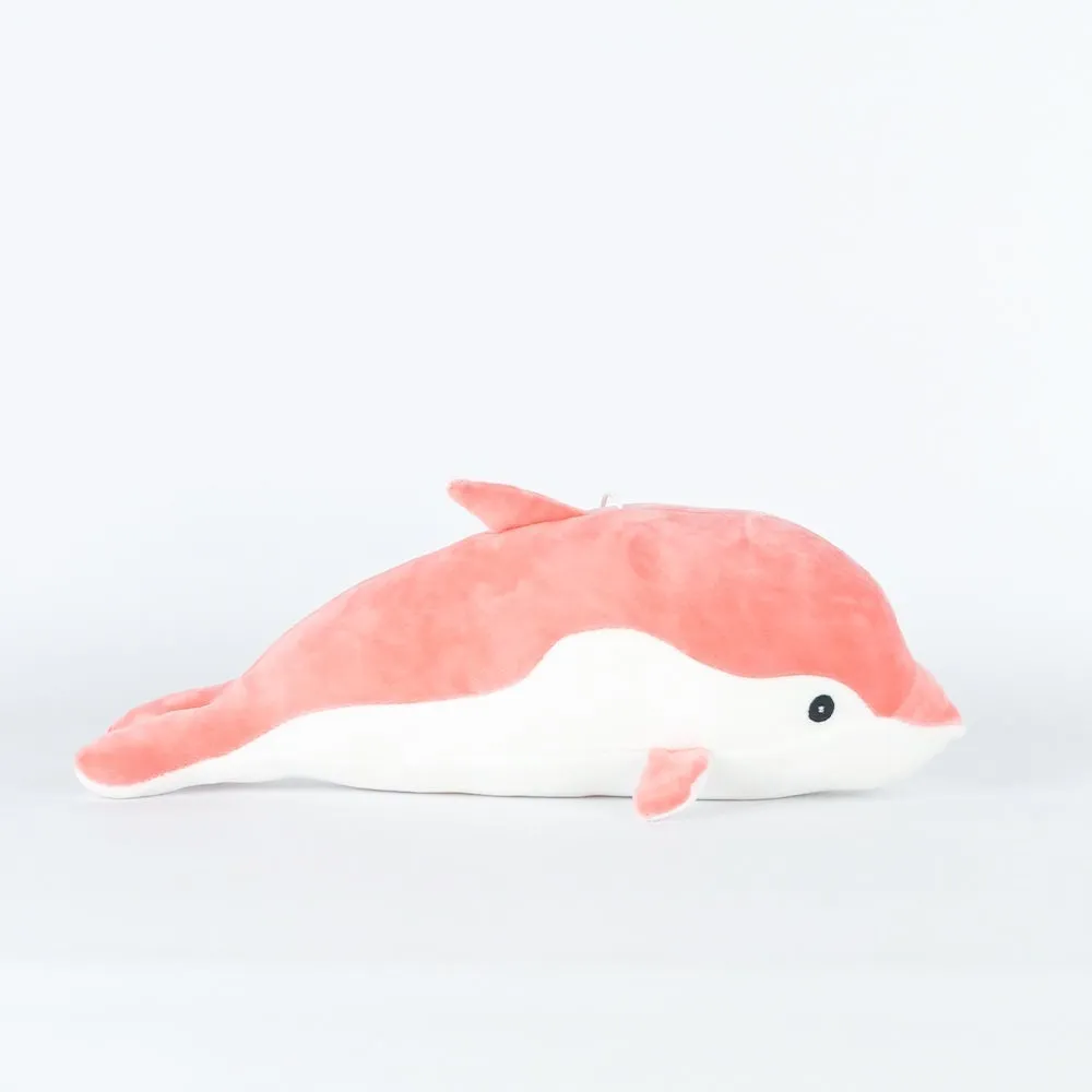Soft Feel Swimming Pink Whale Soft Toy