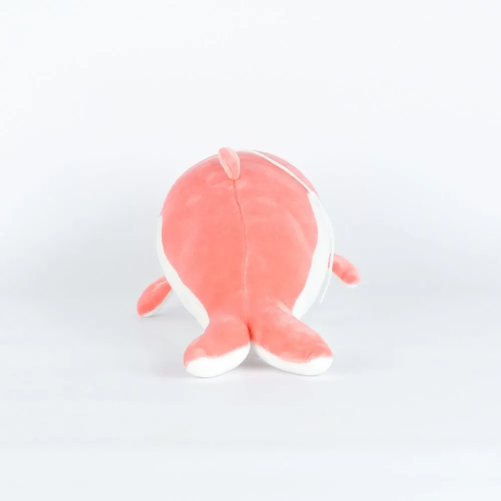 Soft Feel Swimming Pink Whale Soft Toy