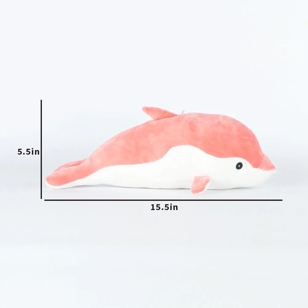 Soft Feel Swimming Pink Whale Soft Toy