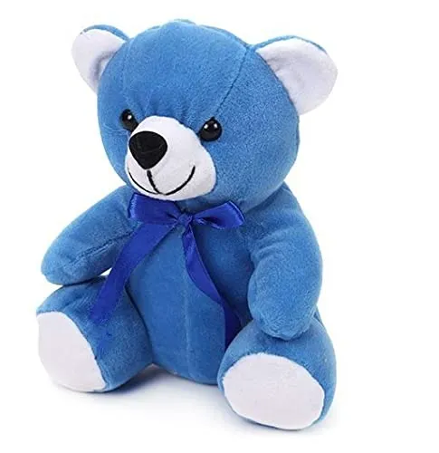 Soft Mushy Blue Teddy Bear