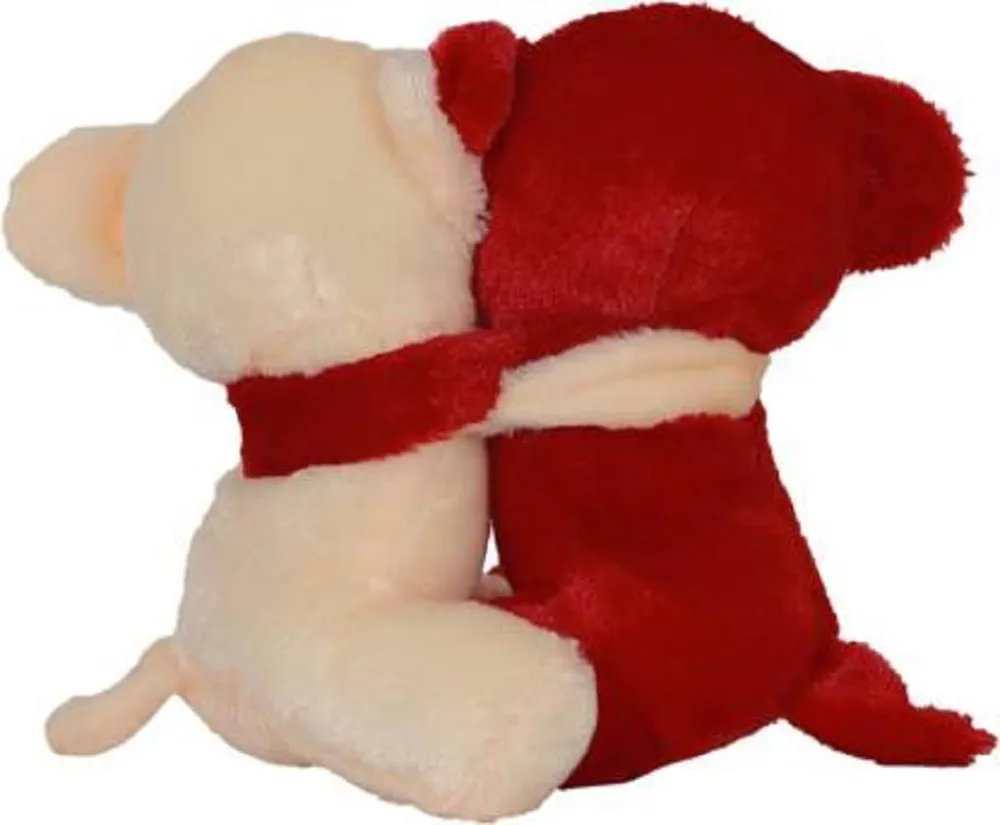 Soft Mushy Hugging Teddy Bears PINK BUTTER