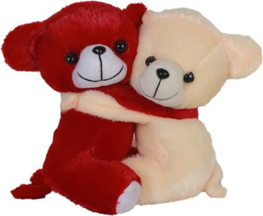 Soft Mushy Hugging Teddy Bears PINK BUTTER