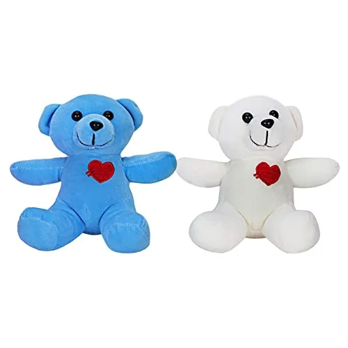 Soft Mushy Little Teddy Bears Pack Of 4 In Multicolor