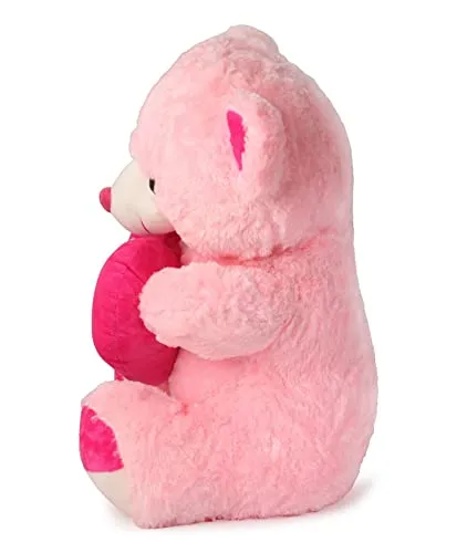 Soft Mushy Pink Heart Teddy Bear