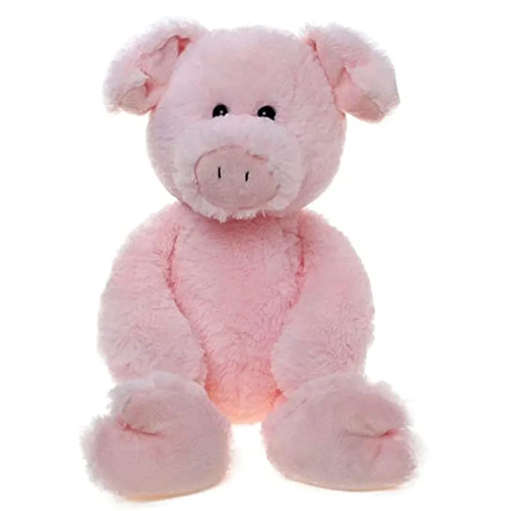 Soft Mushy Pink Pig Soft Toy