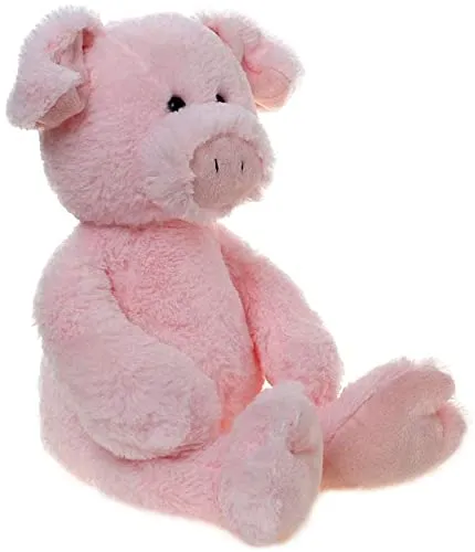 Soft Mushy Pink Pig Soft Toy