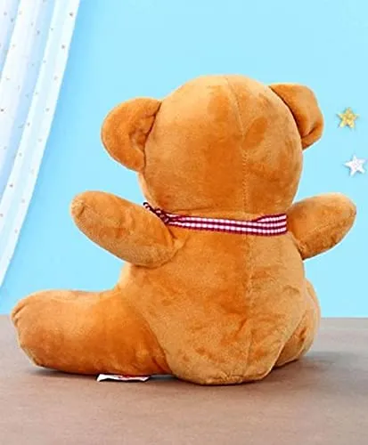 Soft Mushy Woody Brown Teddy Bear