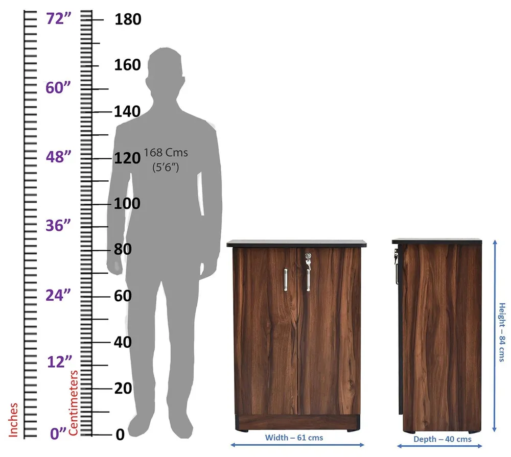 Solid Engineered Wood Dark Walnut 4 Partitioned Shoe Cabinet