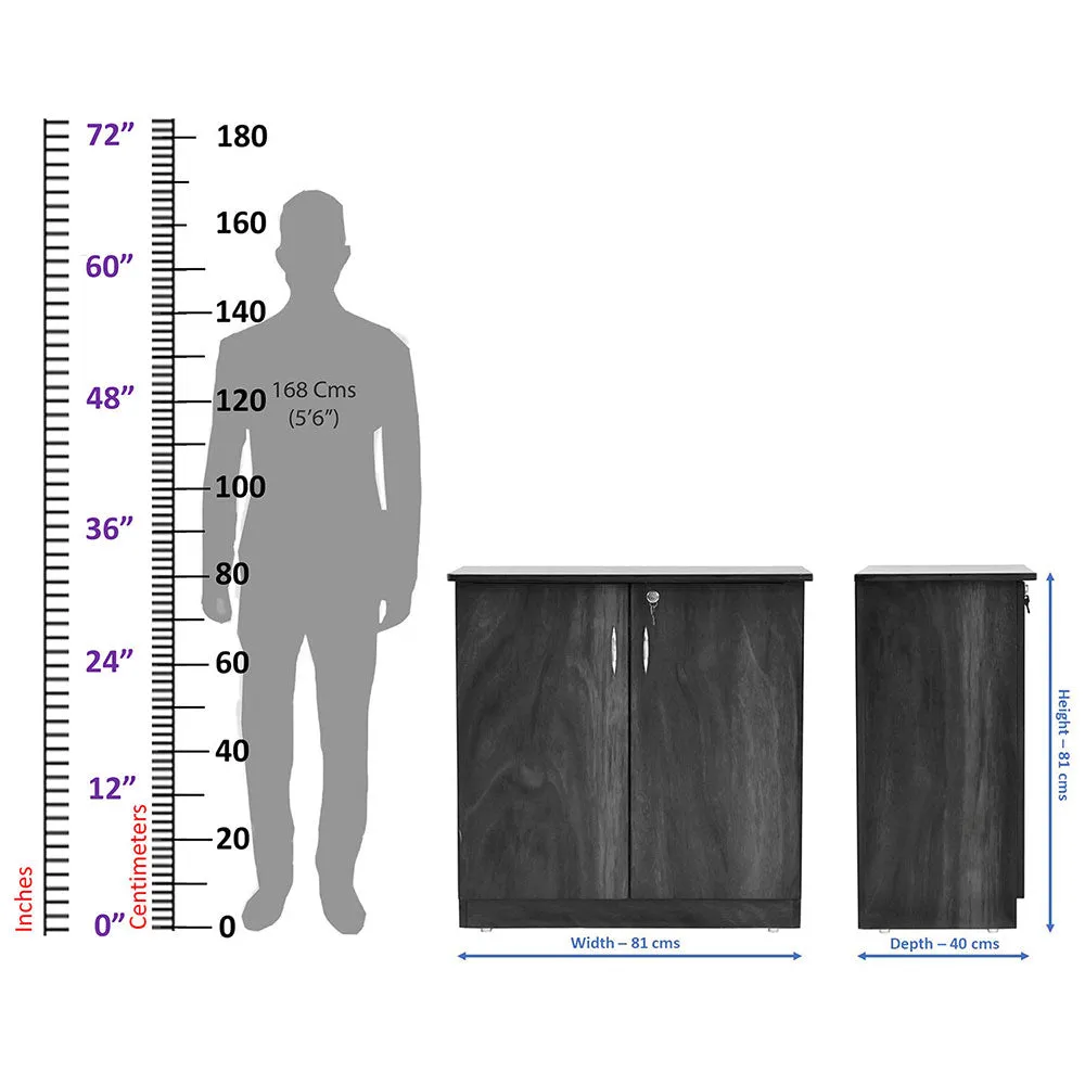 Solid Engineered Wood Dark Walnut 4 Partitioned Shoe Cabinet With Drawer
