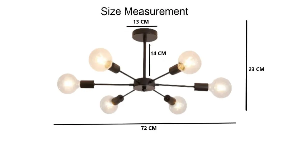 Solid Fitted Golden Contemporary Transparent Ceiling Light/Chandelier