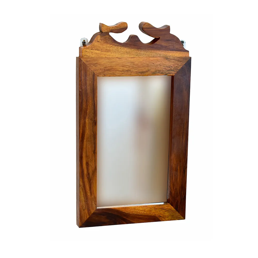 Solid Sheesham Wood Carved Natural Teak Dressing Table