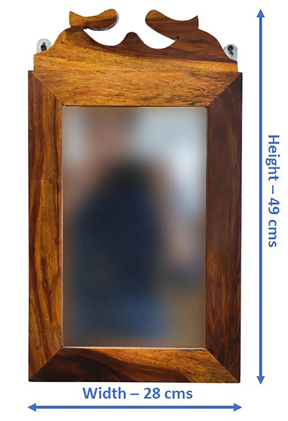 Solid Sheesham Wood Carved Natural Teak Dressing Table