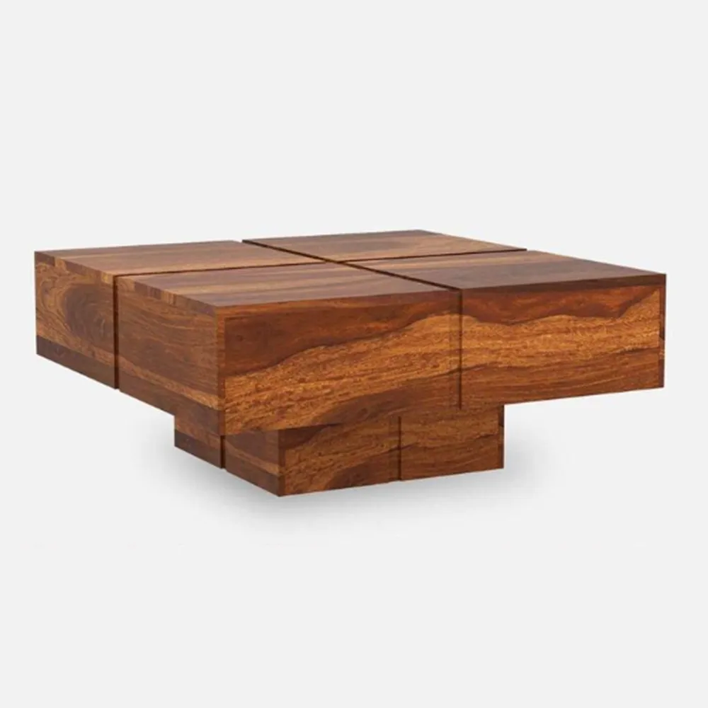 Solid Sheesham Wood Classic Coffee Table