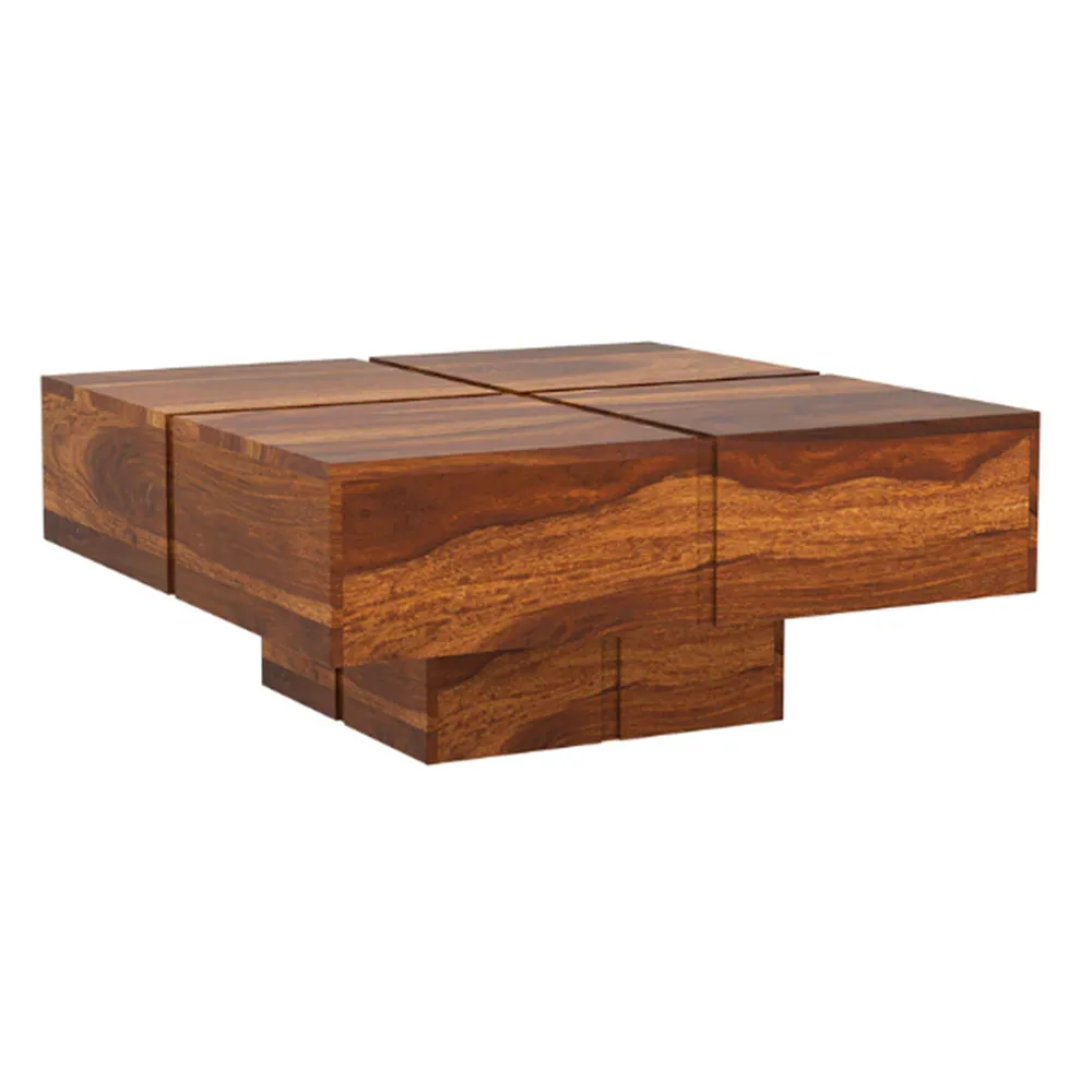 Solid Sheesham Wood Classic Coffee Table
