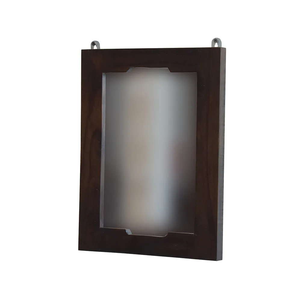 Solid Sheesham Wood Dark Walnut Dressing Table