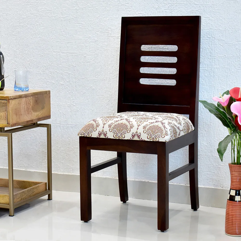 Solid Sheesham Wood Dining Chair Set Of 2