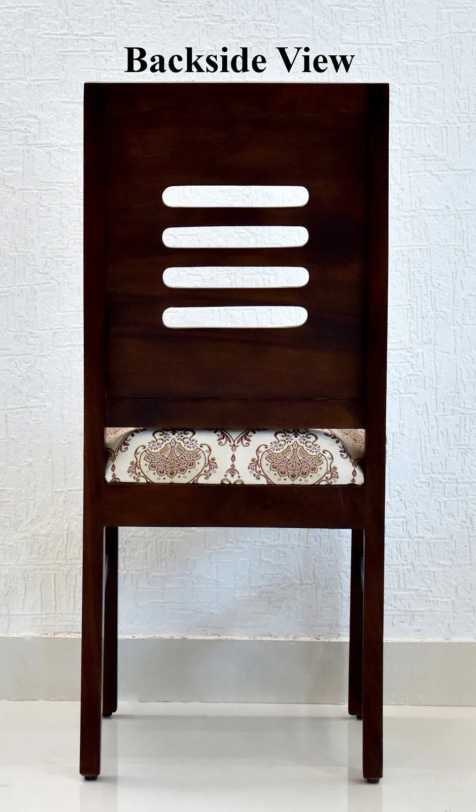 Solid Sheesham Wood Dining Chair Set Of 2