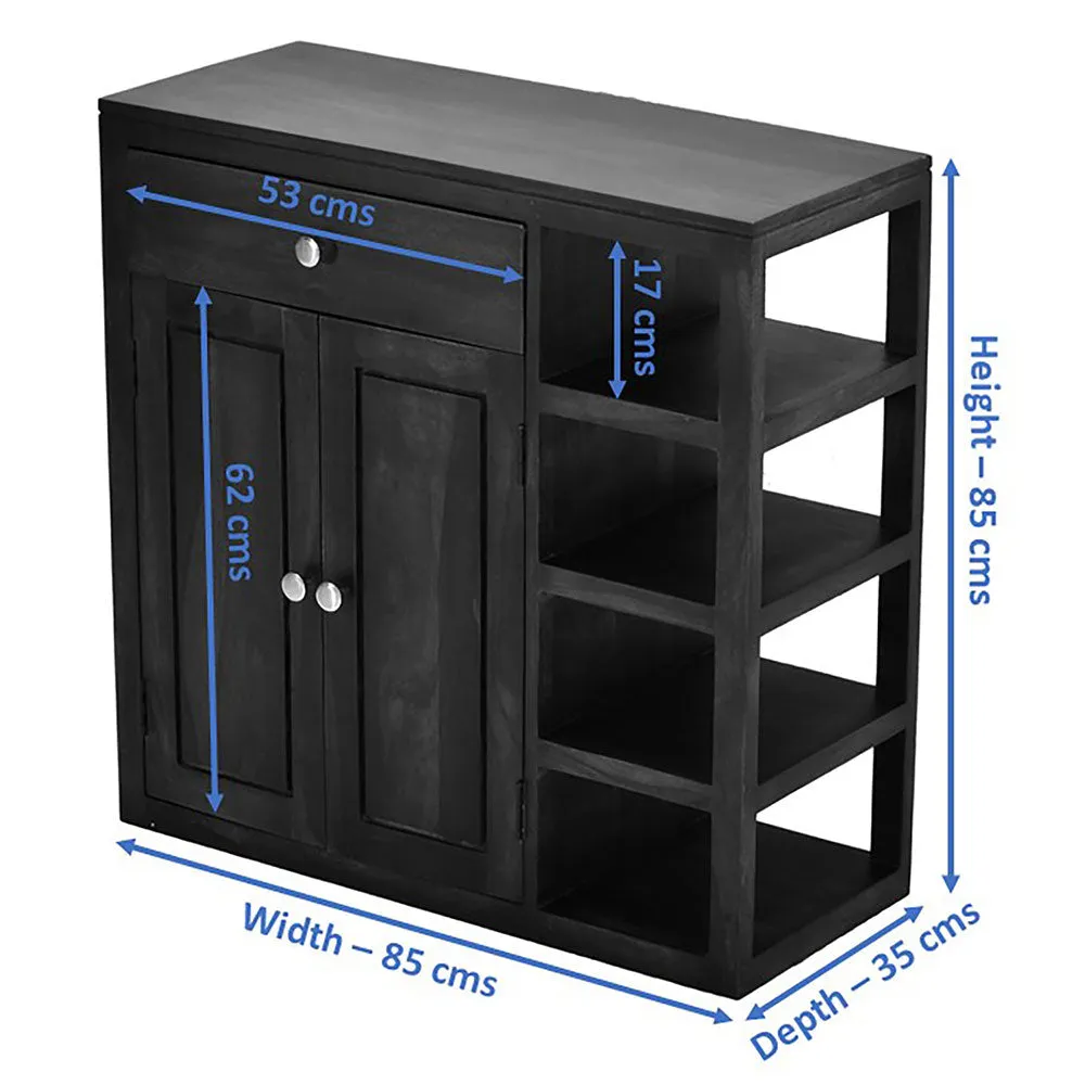 Solid Sheesham Wood Natural Teak Multipurpose Cabinet