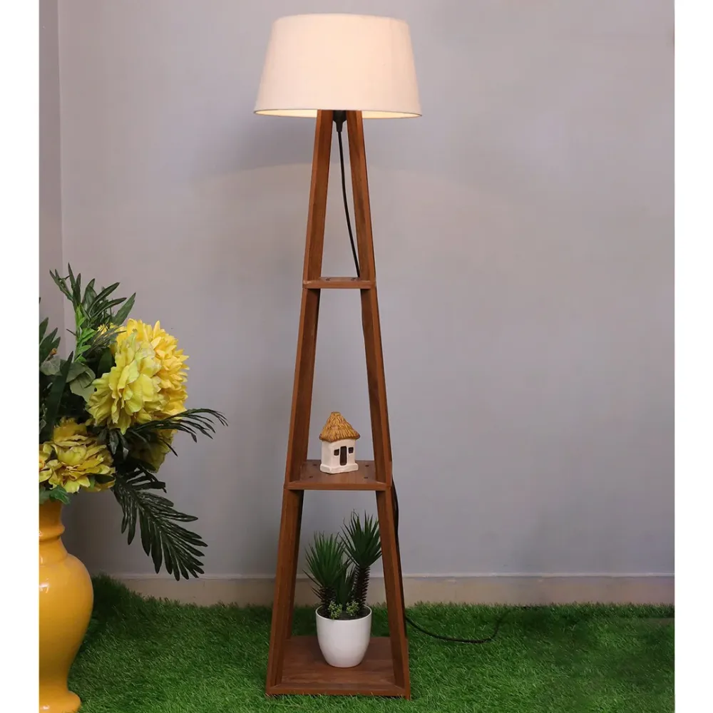 Space-Efficient Faraday Floor Lamp