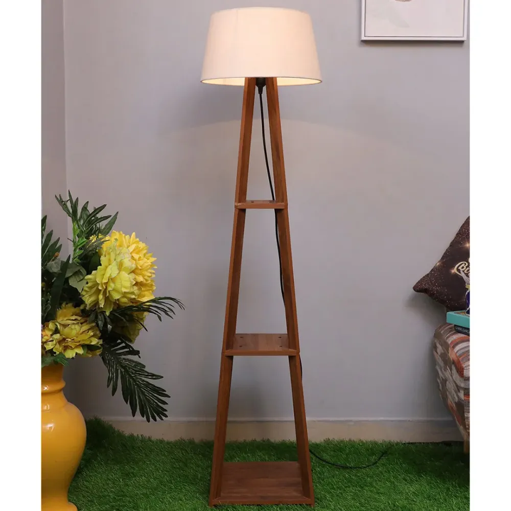 Space-Efficient Faraday Floor Lamp