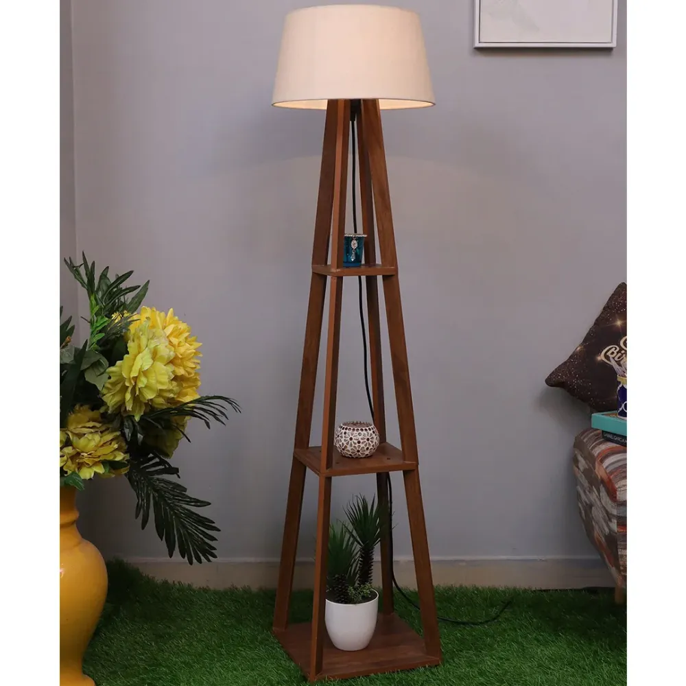 Space-Efficient Faraday Floor Lamp