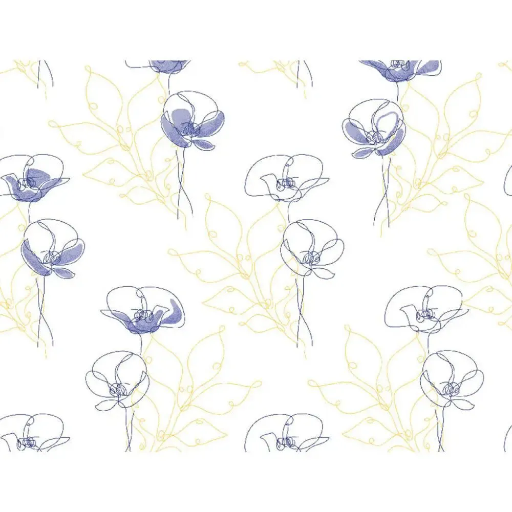 Spaces Floral Cosmic Sky Everyday Premium Light Violet 100% Cotton Double Bedsheet