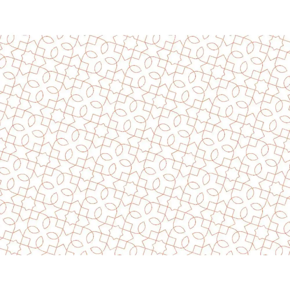 Spaces Floral Melon Everyday Premium Orange 100% Cotton Double Bedsheet