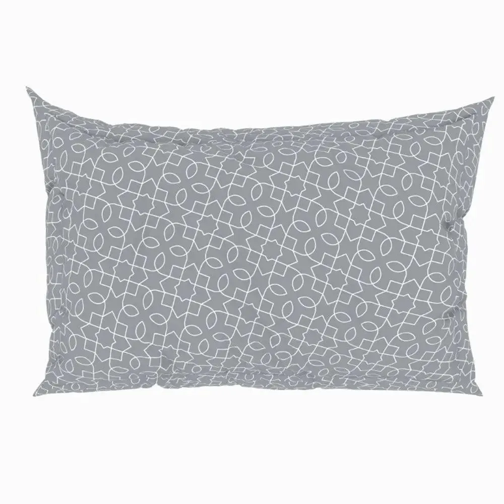 Spaces Floral Mirage Everyday Premium Light Grey 100% Cotton Double Bedsheet