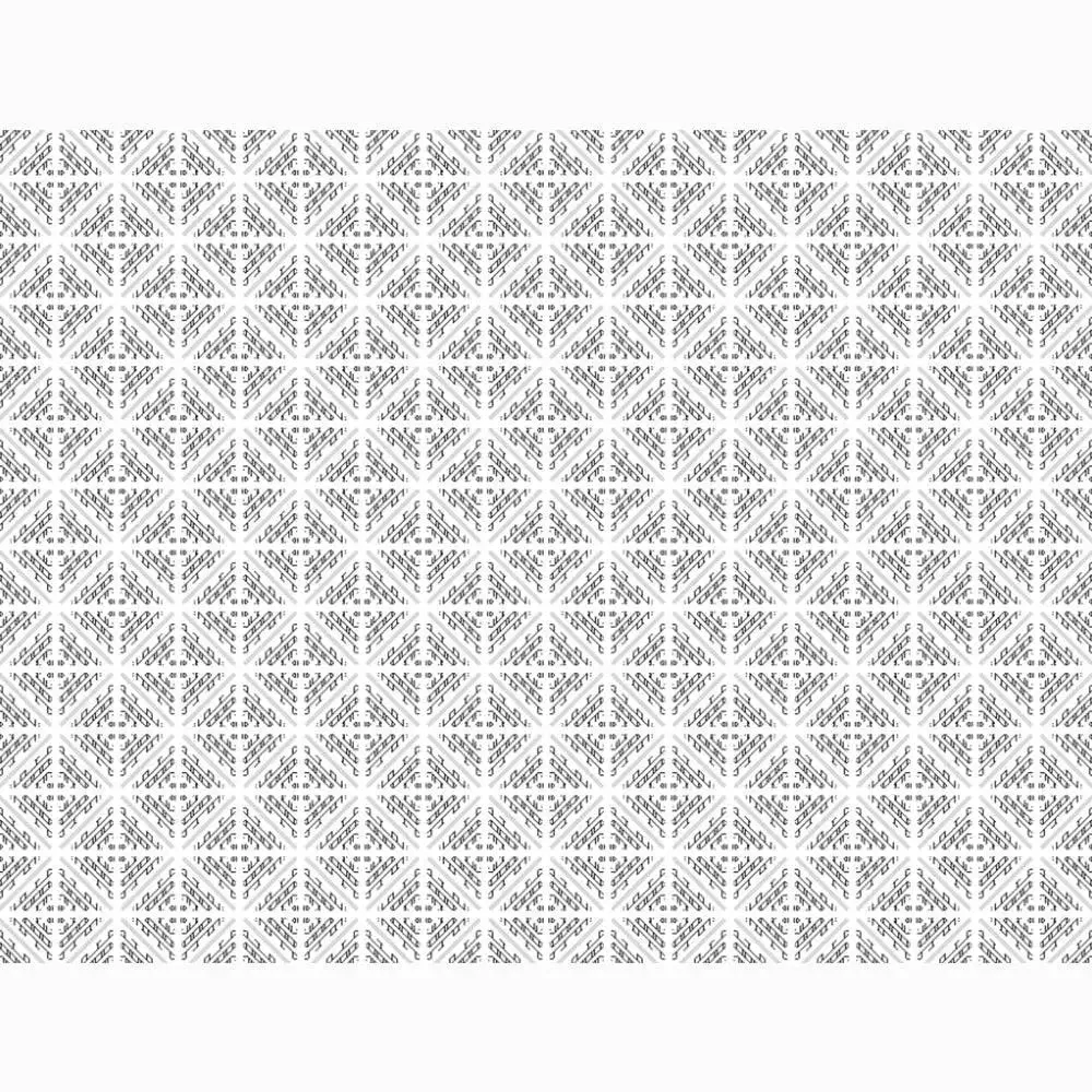 Spaces Geometric Everyday Premium Dark Grey 100% Cotton Double Bedsheet