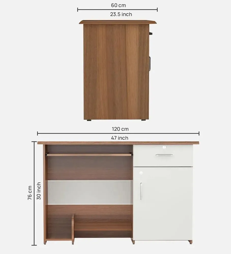 Spacious & Premium Wooden Office Table for Home