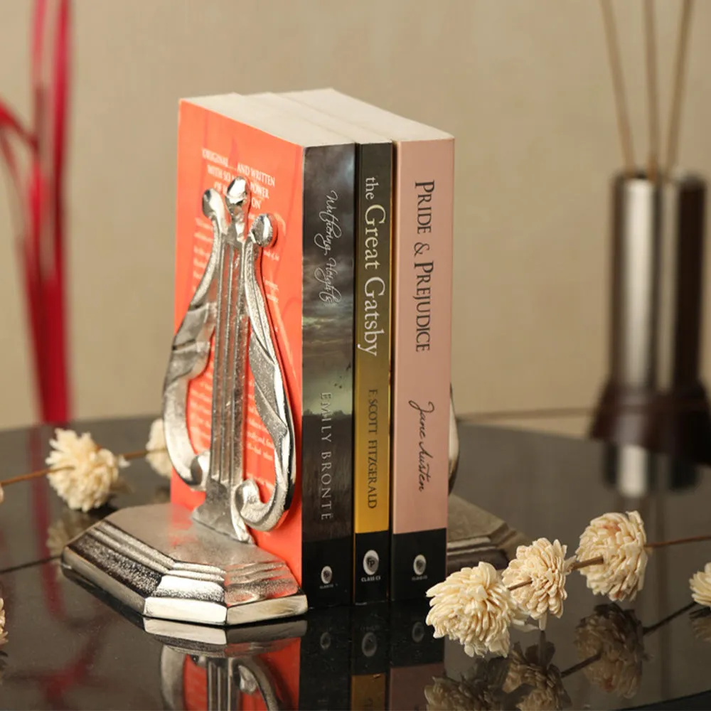 Spade's Bookend in Silver Finish