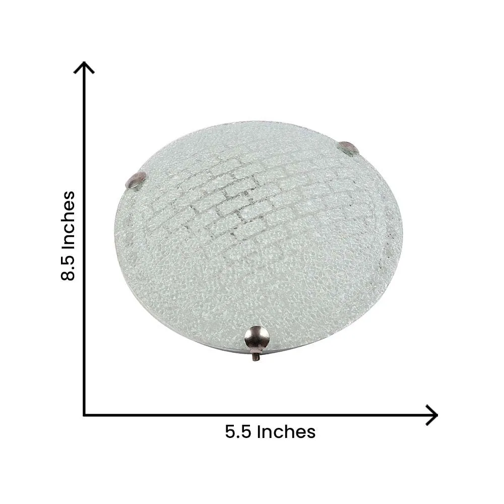 Sparkling Brick Warm Flush Mount Light