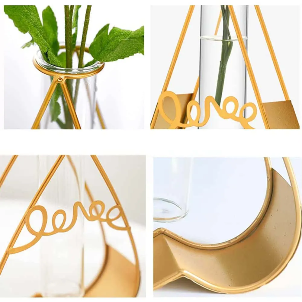 Sparkling Cordiform Ferric Base Vase Single