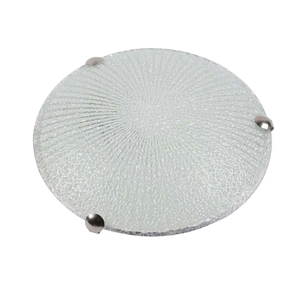 Sparkling Glow Textured Flush Mount Light