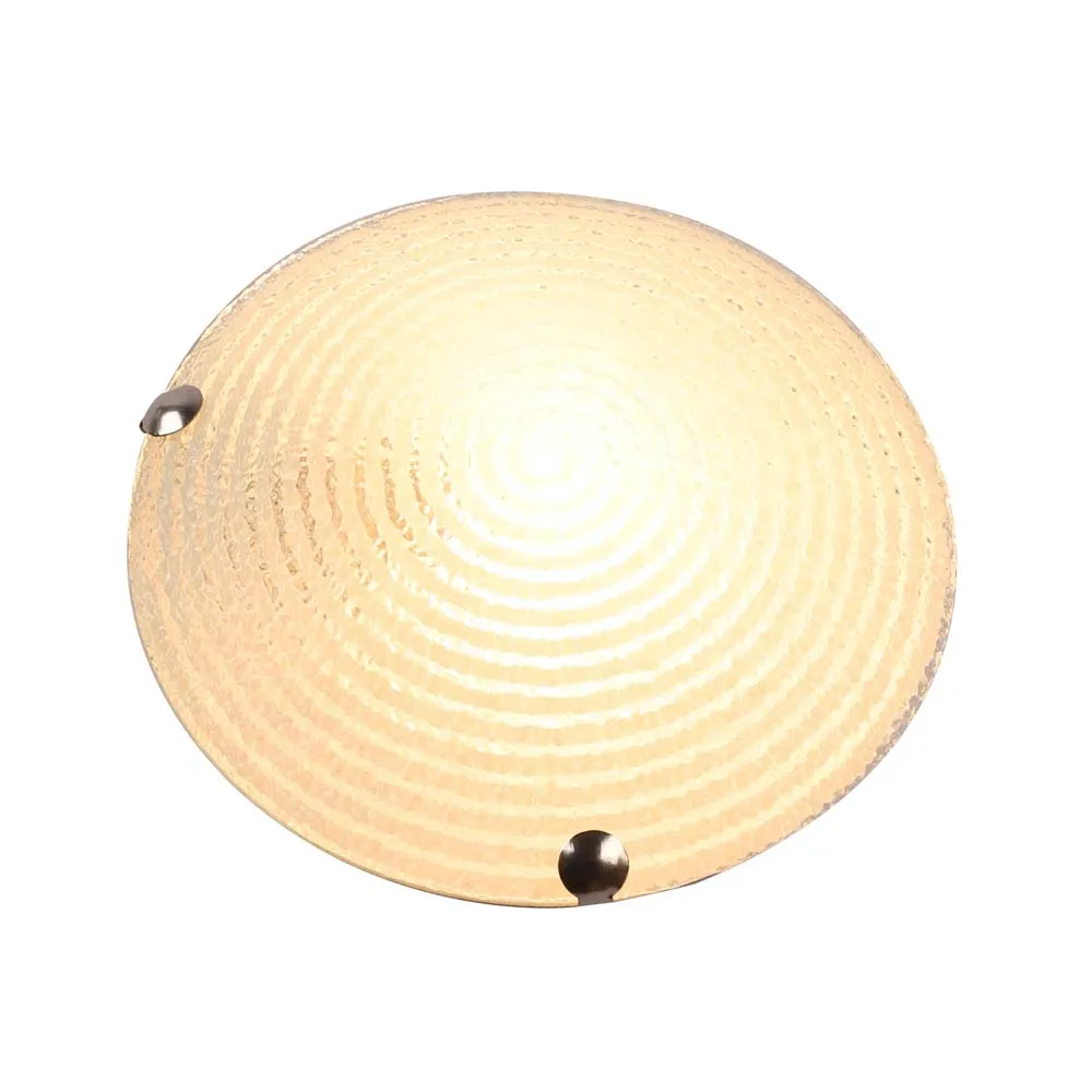 Sparkling Spiral Warm Flush Mount Light