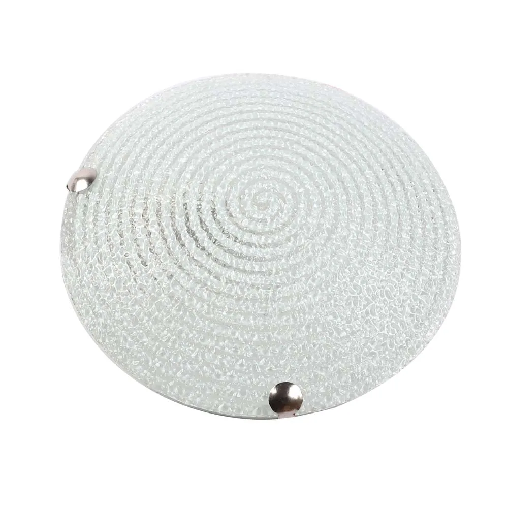 Sparkling Spiral Warm Flush Mount Light