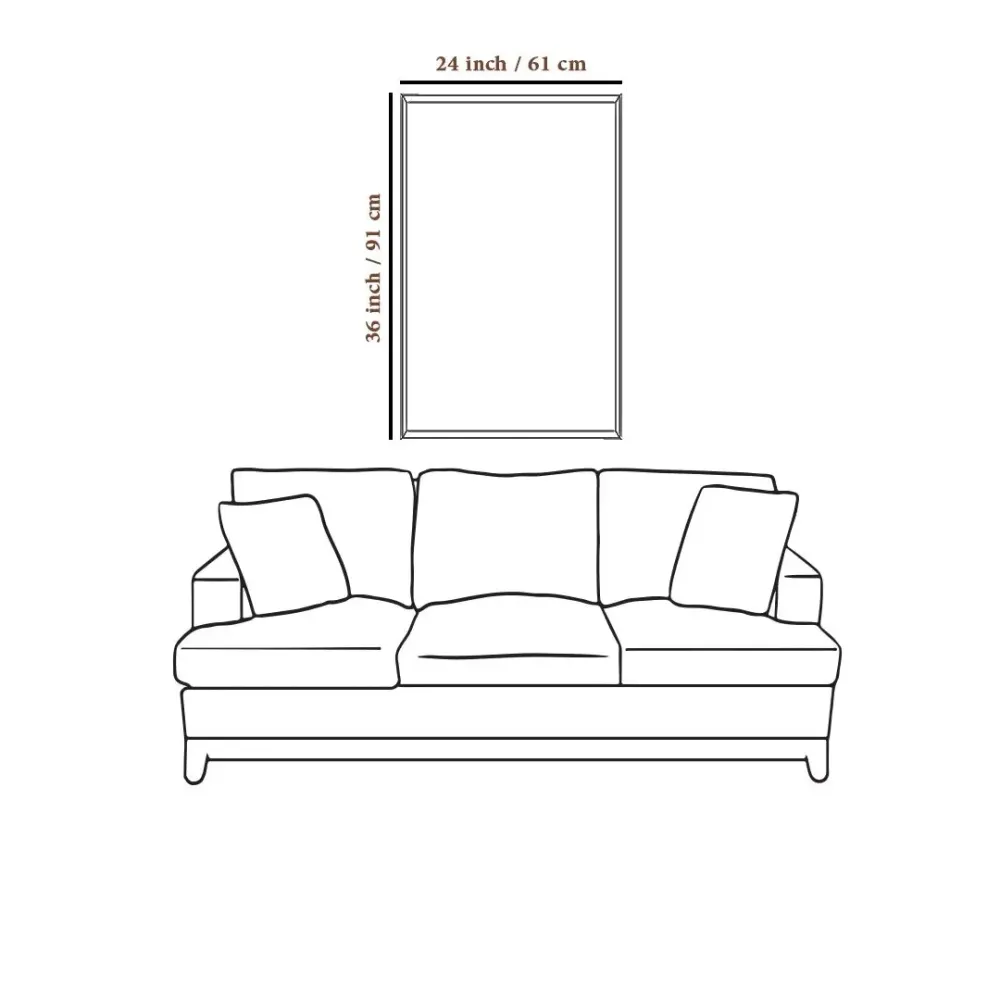 Spiritual Harmony Buddha Portrait Canvas painting With Frame