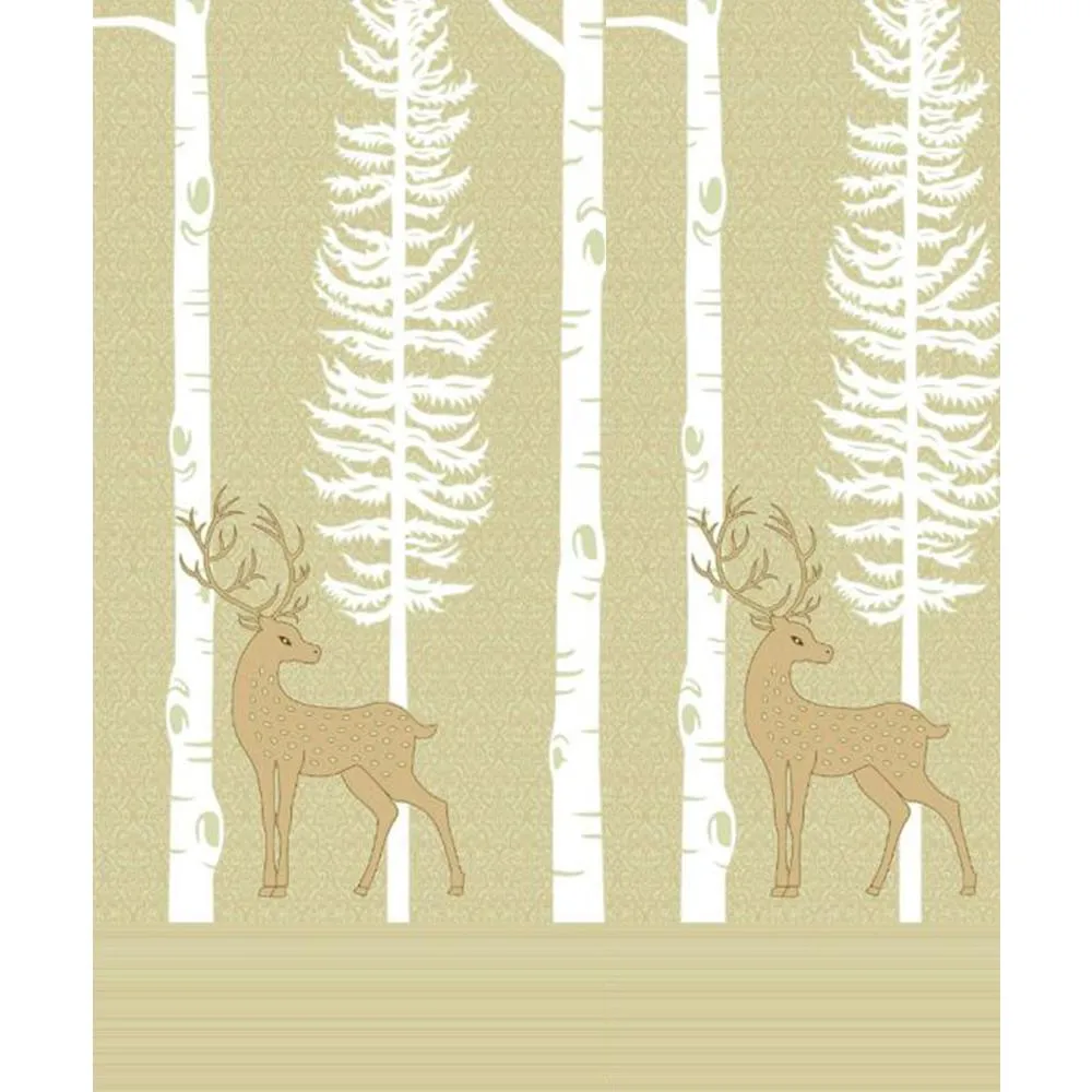 Spotted Deer Cotton Bedsheet with Pillow Covers